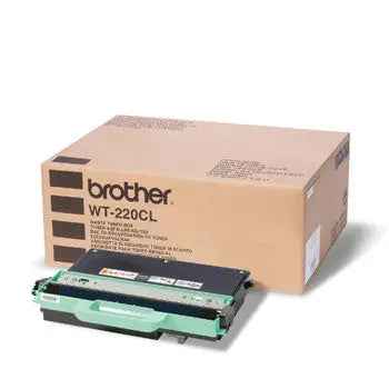 Caixa de resíduos Brother WT220CL original para impressoras, capacidade para 50.000 páginas, compatível com impressoras Brother.