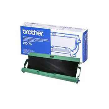 Fita de transferência térmica Brother PC75, original, para impressora, com 144 páginas, compatível com impressoras Brother.