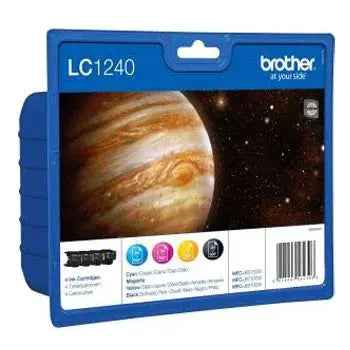 Pack de Tinteiros Brother LC1240VALBP 4 Cores para Impressora