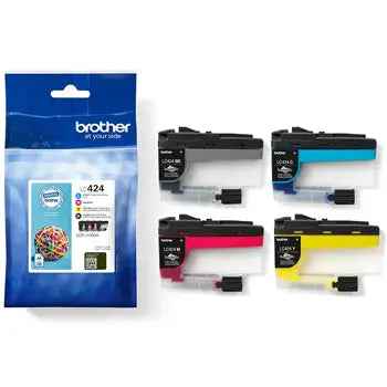 Pack de Tinteiros Brother LC424VAL - 4 Cores, 750 páginas