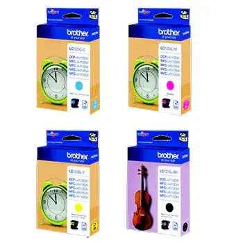 Pack Tinteiros Brother LC127XLVALBP com 4 Cores | Alta Qualidade