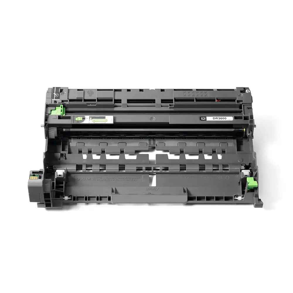 Tambor de toner Brother DR-3600 para 75.000 páginas, compatível e de alta qualidade, em embalagem de fabricante Brother.