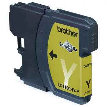 Tinteiro Brother LC1100HYY Amarelo 10,1ml para Impressoras - 750 páginas