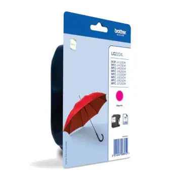 Tinteiro Brother LC225XLM Magenta 11,8ml - Alta Capacidade, 1200 Páginas