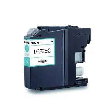 Tinteiro Brother LC22EC Azul para Impressora – 1200 páginas