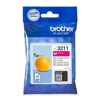 Tinteiro Brother LC3211M Magenta para Impressora - 200 Páginas