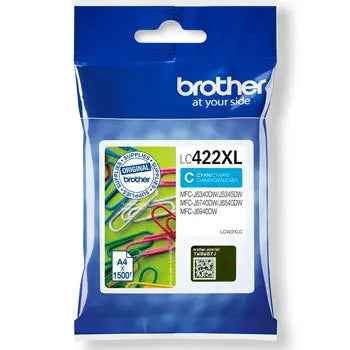 Tinteiro Brother LC422XLC Azul – 1500 Páginas de Alta Qualidade
