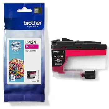 Tinteiro Brother LC424M Magenta - 750 páginas de alta qualidade