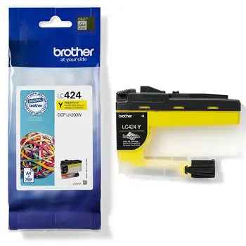 Tinteiro Brother LC424Y Amarelo para Impressora - 750 Páginas