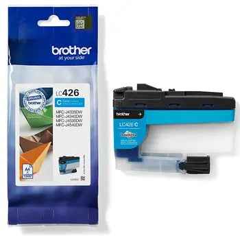 Tinteiro Brother LC426C Azul para 1500 páginas | Compatível