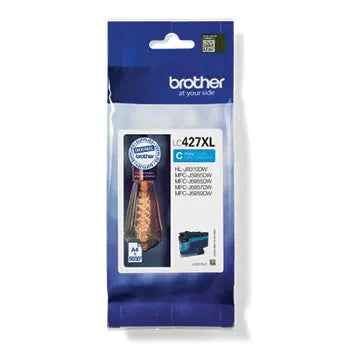 Tinteiro Brother LC427XLC Azul para 5000 páginas | Compatível