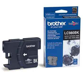 Tinteiro Brother LC980BK Preto 8,7ml para Impressora, 300 páginas