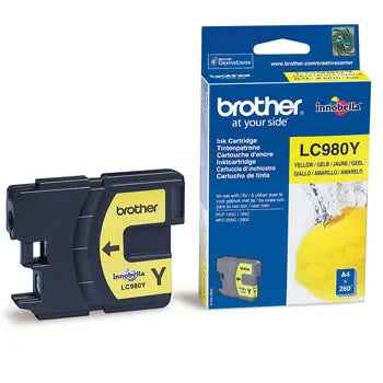 Tinteiro Brother LC980Y Amarelo 4,8ml | Impressão de até 260 páginas