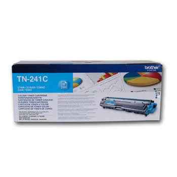 Toner Brother TN-241C azul compatível, original, para impressoras Brother, rende até 1400 páginas, impressora colorida.