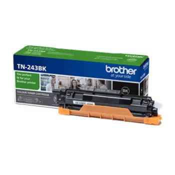 Toner Brother TN-243BK preto original para impressora, alta capacidade de 1000 páginas, compatível com impressoras Brother.