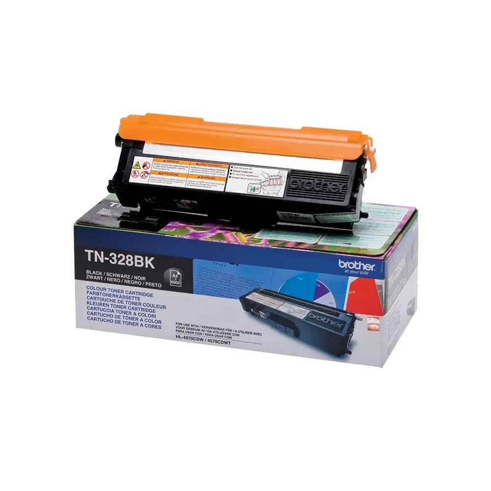 Toner Brother TN-328BK Preto para Impressora – 6000 páginas