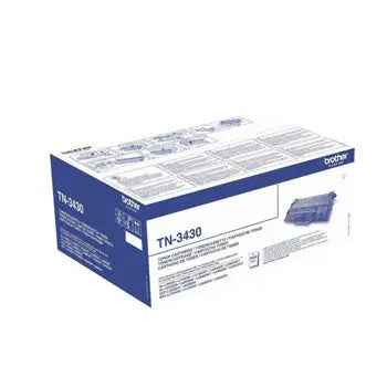 Toner Brother TN-3430 Preto, original, para impressora, capacidade de 3000 páginas, alta qualidade de impressão.