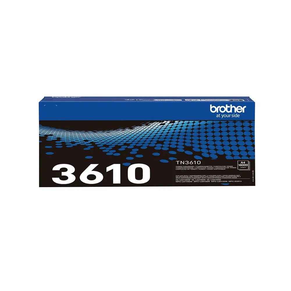 Toner Brother TN-3610 Preto para 18.000 páginas | Alta qualidade