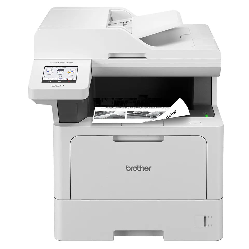 Impressora Brother MFC-L5710DN Mono Laser A4, impressora multifuncional com velocidade alta e conectividade avançada.