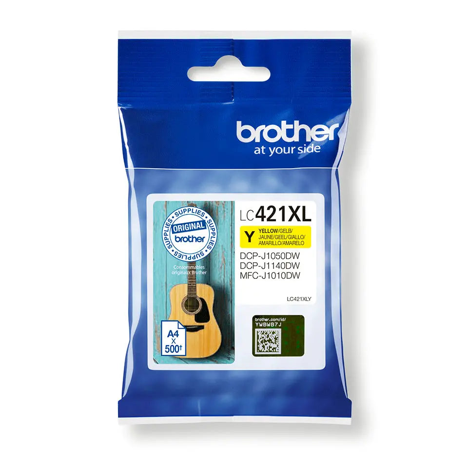 Cartucho de Tinta Amarela de Alta Capacidade para Impressoras Brother (500 páginas) Brother