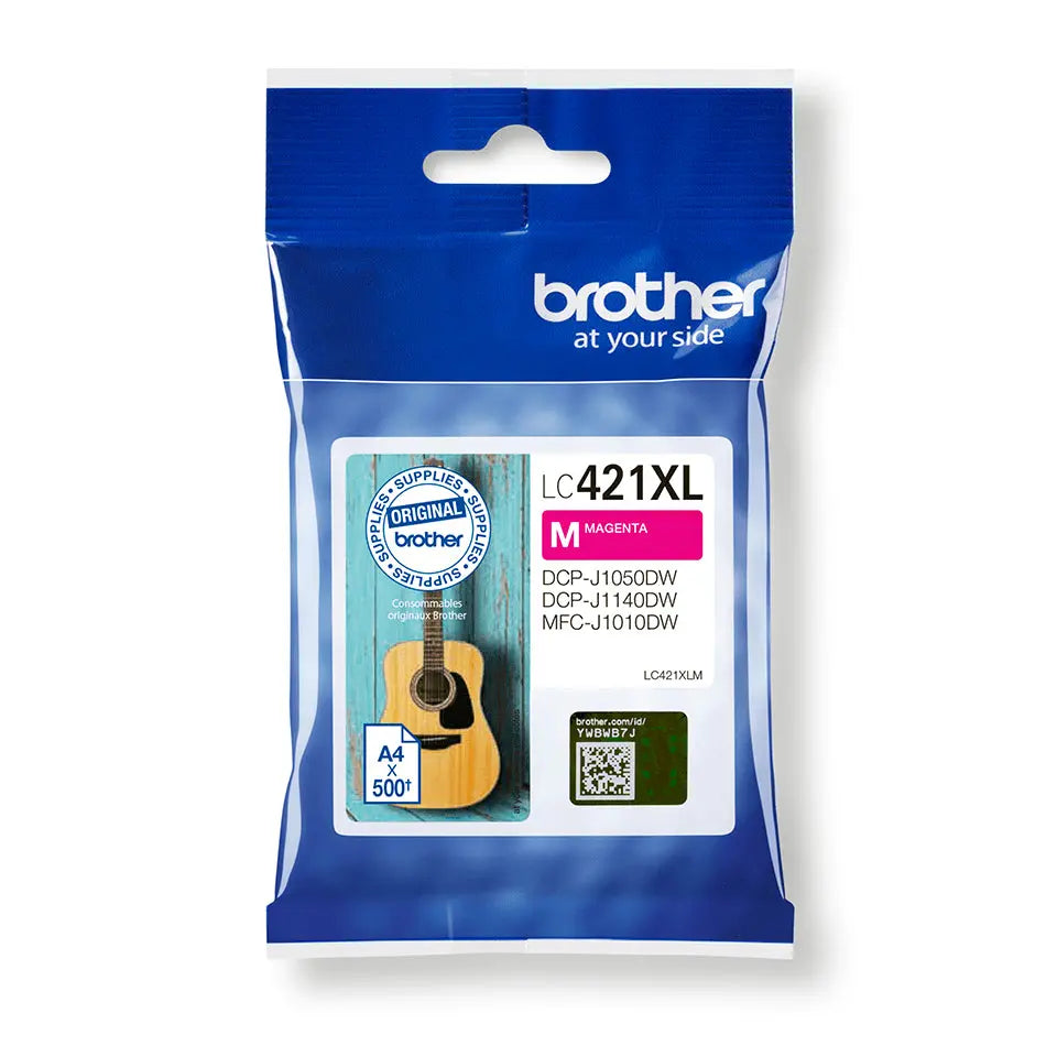 Cartucho de Tinta Magenta de Alta Capacidade para Impressoras Brother DCP-J1050DW e MFC-J1010DW Brother
