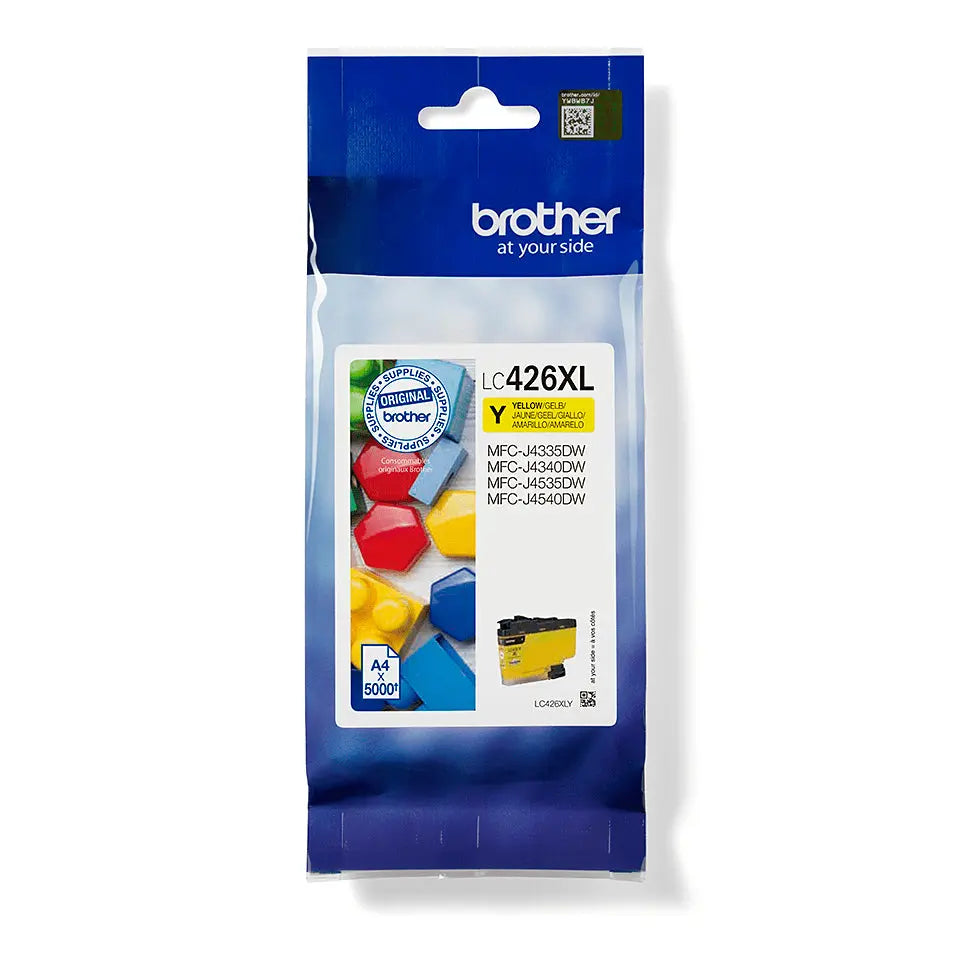 Tinteiro Brother LC426XLY amarelo para impressora Mini19 BIZ-STEP, alta qualidade, componentes de tinta e cabeças de impressão.