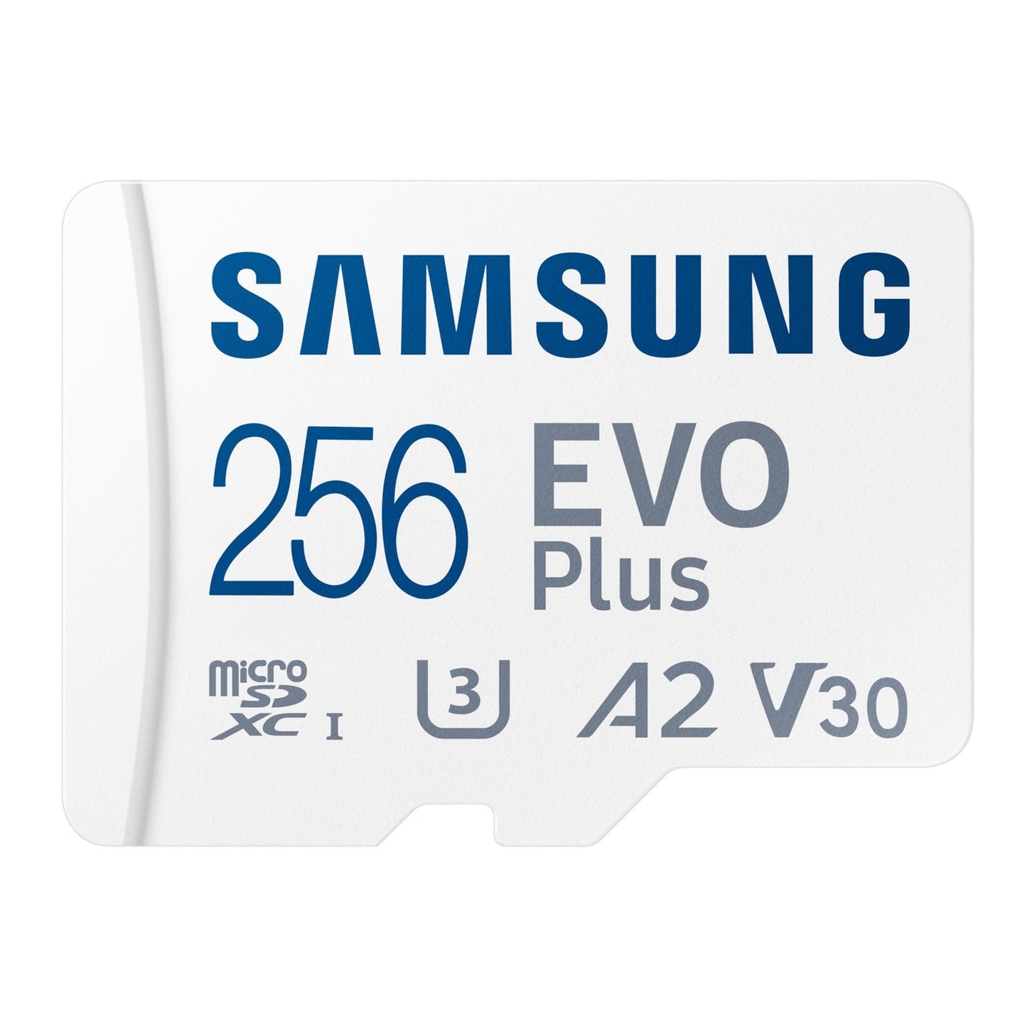 SAMSUNG EVO PLUS microSD 256GB 2024 incl. SD Adapter memory card UHS-I U3 Full HD and 4K UHD 160 MB/s read