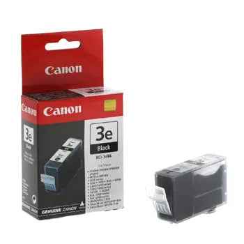 Tanque de tinta preto Canon 3E 4479A002 de 27ml, compatível com impressoras Canon, para aproximadamente 500 páginas.