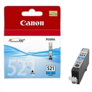 Tinteiro Canon 521 Azul 9ml para Impressoras - 448 páginas