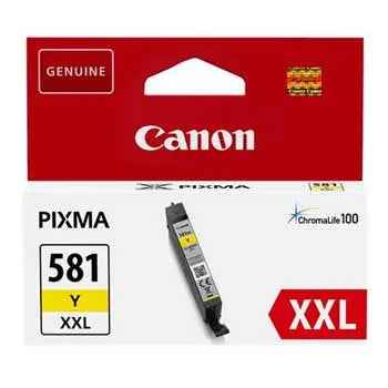 Tinteiro Canon 581XXL Amarelo 11,7ml | Compatível com Impressoras