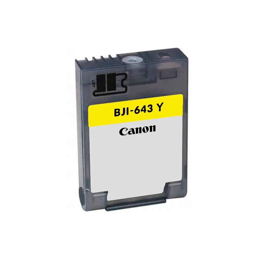 Tinteiro Canon BJI-643 Amarelo - Qualidade para Impressões Vibrantes