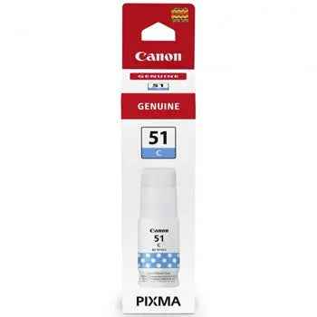 Tinteiro Canon GI-51C Azul 70ml para Impressoras - Alta Qualidade