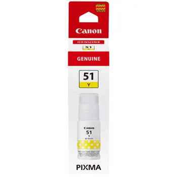 Tinteiro Canon GI-51Y Amarelo 70ml — Alta Performance para Impressoras