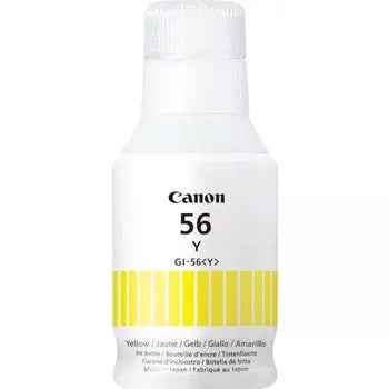 Tinteiro Canon GI-56Y Amarelo 135ml para Impressoras - Alta Capacidade