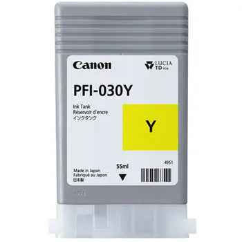 Tinteiro Canon PFI-030 Amarelo 55ml para Impressoras Canon