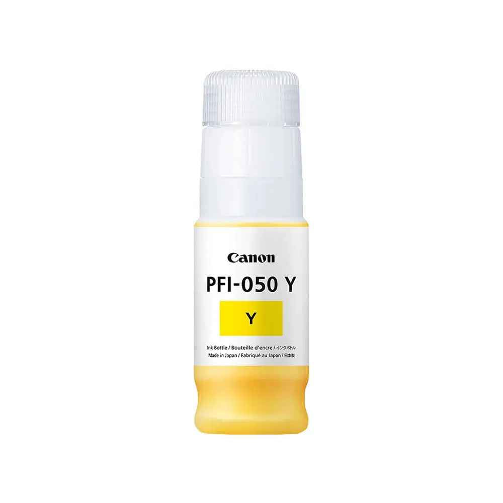 Tinteiro Canon PFI-050 Amarelo 70ml para Impressoras | Alta Qualidade