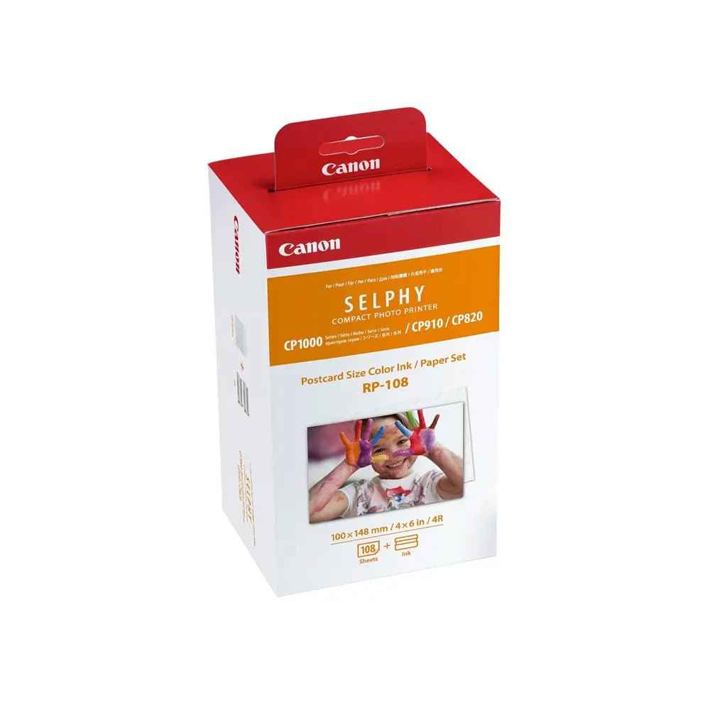 Tinteiro Canon RP-108 com 108 folhas 100x148mm | Cartucho de tinta officiel