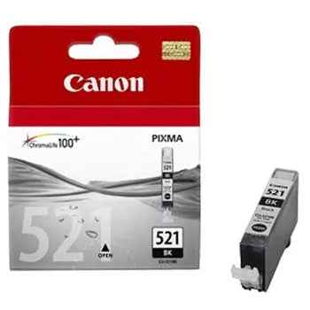 Tinteiro Preto Canon 521 2933B001 9ml para 1250 páginas