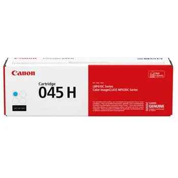 Toner Canon 045H azul original para impressões de alta qualidade, compatível com impressoras Canon.
