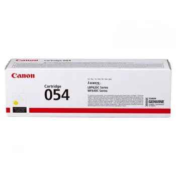 Toner amarelo Canon 054H original para impressoras Canon 3025C002, capacidade para 2300 páginas.