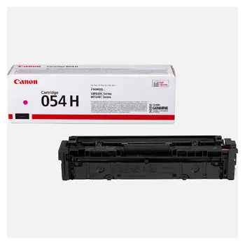 Toner Canon 054H Magenta original para impressora Canon, alta qualidade, capacidade para 2300 páginas, compatível com modelos Canon.