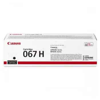 Toner Canon 067H Preto de alta capacidade para impressoras, original, compatível com impressoras Canon.