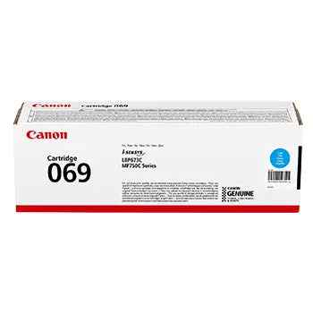 Toner Canon 069 azul original, compatível com impressoras Canon, capacidade para 1900 páginas, alta qualidade de impressão