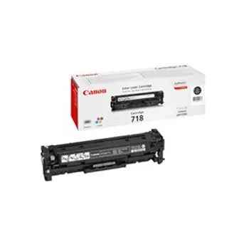 Toner Canon 718 Preto 2662B002, original, para impressoras Canon, com capacidade para 3400 páginas.