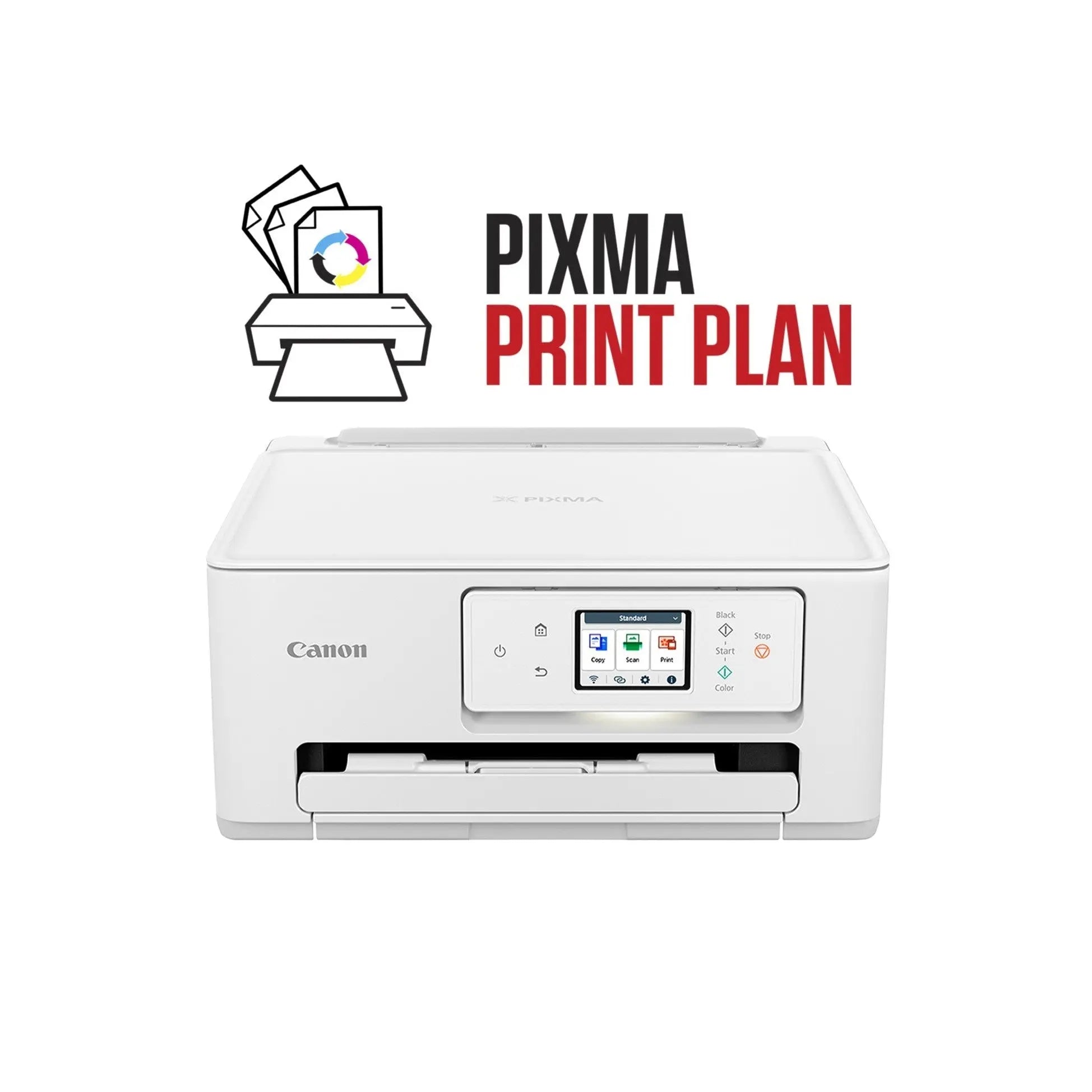 Impressora Canon PIXMA TS7650i multifuncional colorida com Wi-Fi e USB, jato de tinta para impressão A4.