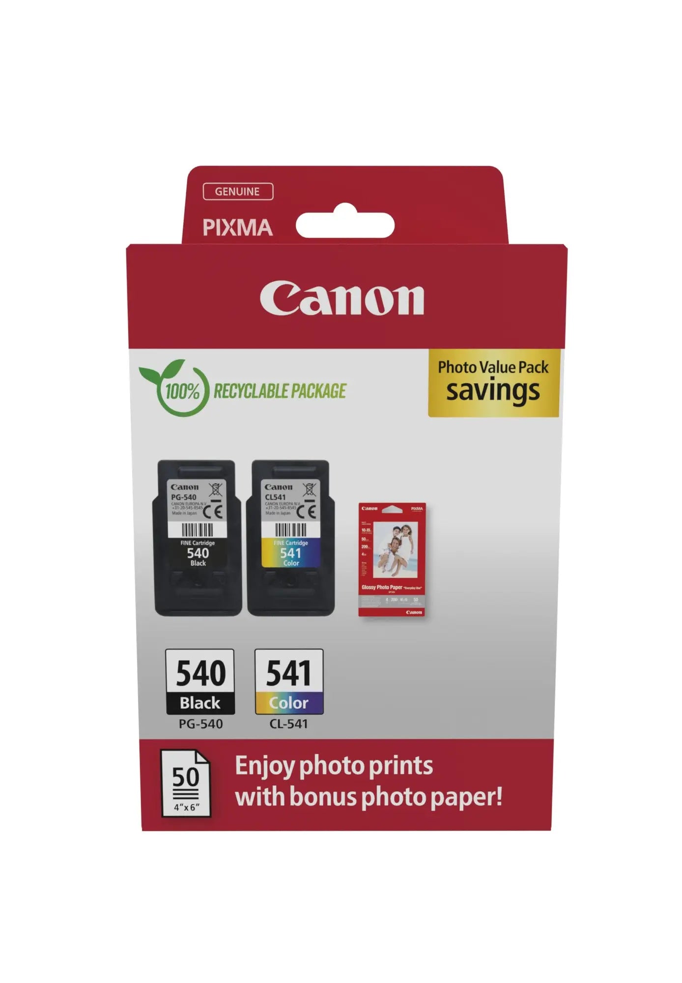 Cartucho de Tinta Canon PG-540/CL-541 – Alta Qualidade e Imbatível Canon