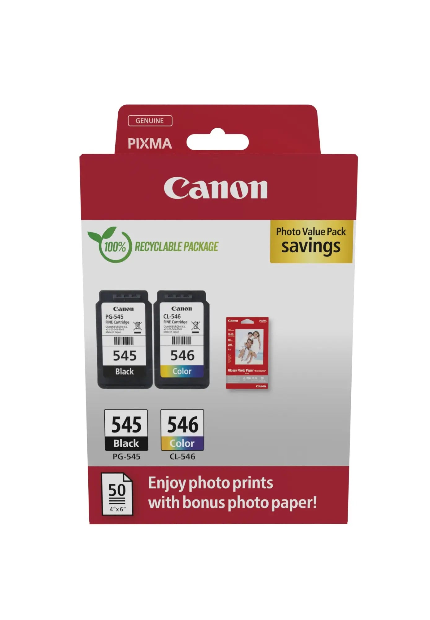 Cartucho de Tinta Canon PG-545/CL-546 — Alta Qualidade e Economia Canon