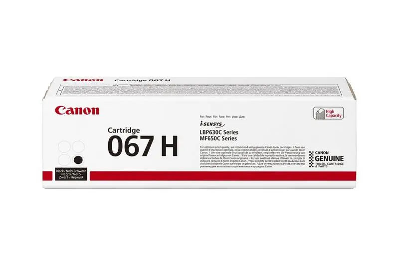 Toner Canon 067H BK Original para Impressora Multifuncional Canon