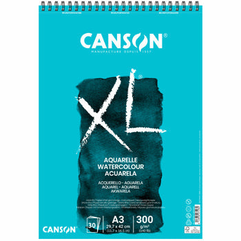 Bluepixel Equipamentos e Serviços Informáticos Lda | Bloco Espiral Aquarelle Canson XL A3 300g - 30 Folhas Canson Cadernos Desenho