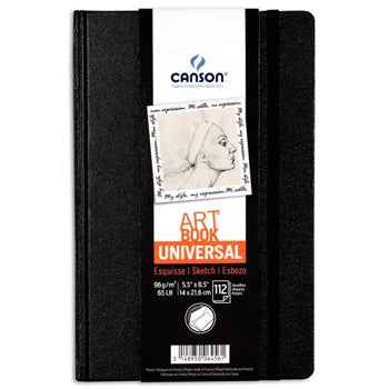 Bluepixel Equipamentos e Serviços Informáticos Lda | Caderno Canson Artbook Universal Fino A5 112 Folhas - Alta Qualidade Canson Cadernos Desenho
